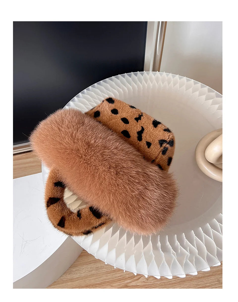 Real Mink Fur Handbag