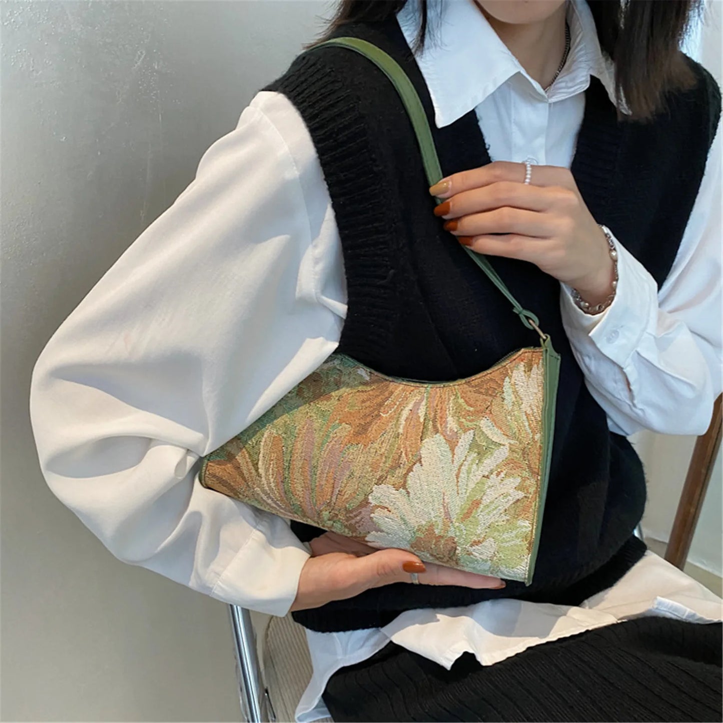 Oil Painting Shoulder Bag