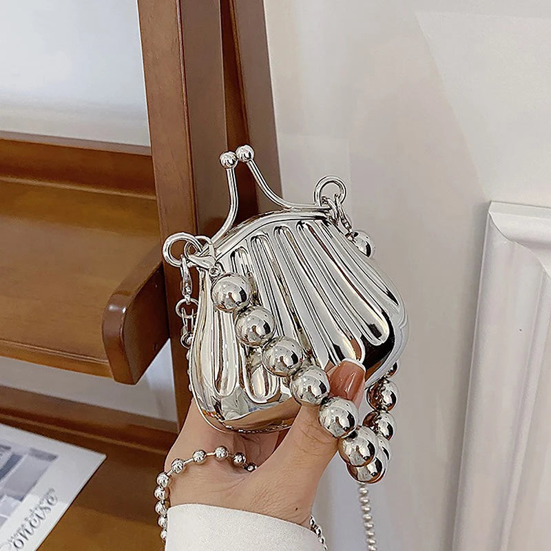 Metal Shell Mini Purse