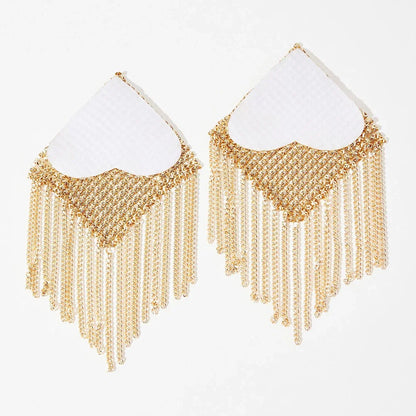 Chainmail Metal  Chain Tassel Self-Adhesive Pasties