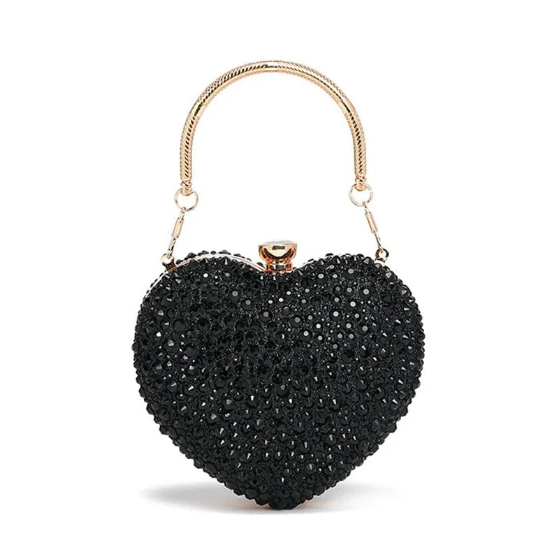 Heart Crystal Clutch