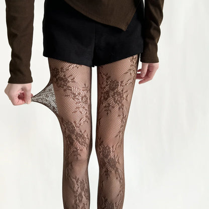 Lace Floral Tights