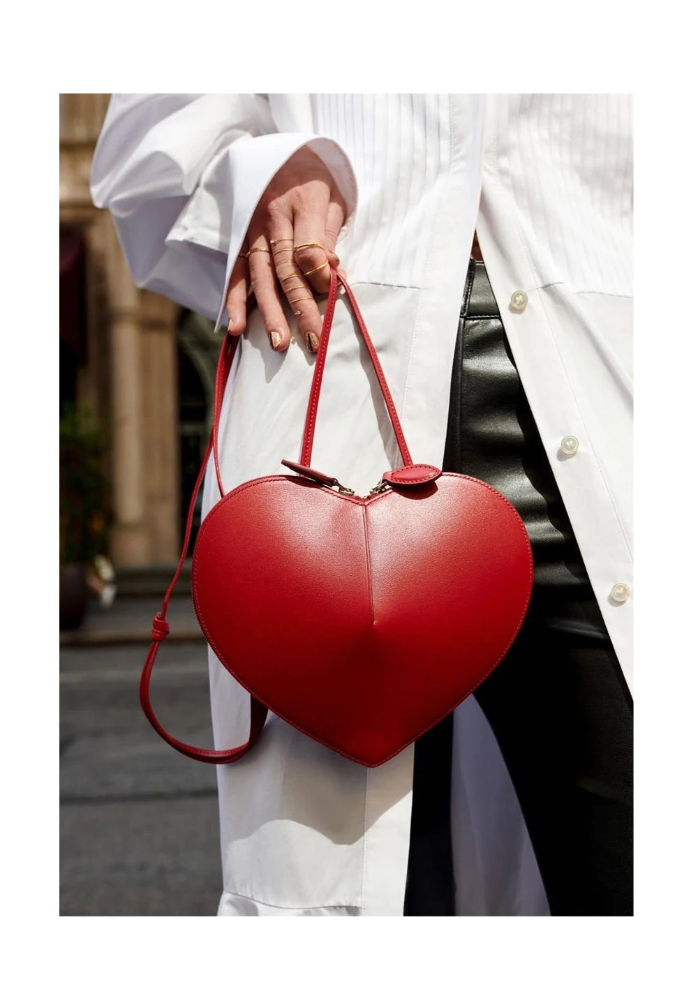 Faux Heart Handbag