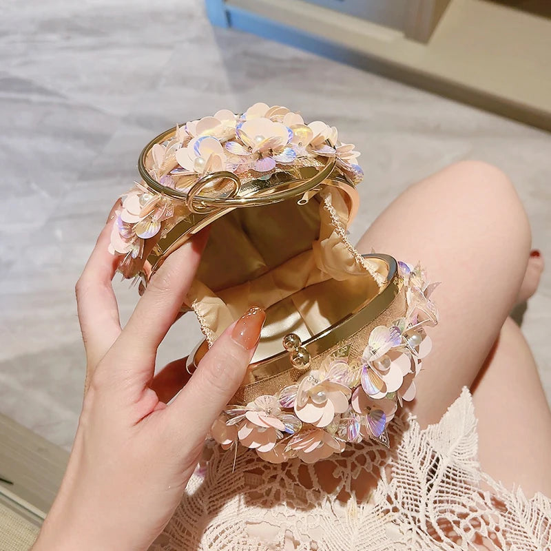 Flower Ball Clutch