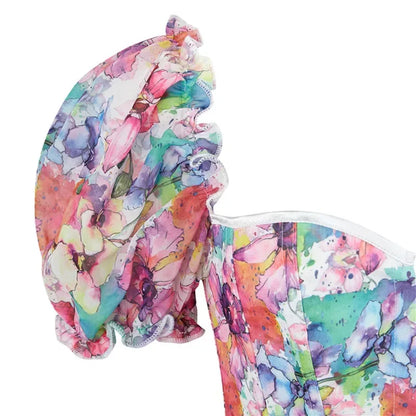 Pastel Floral Fields Corsets