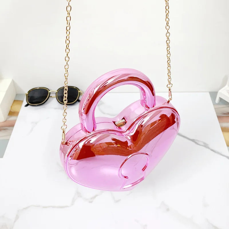 Chrome Heart Locket Clutch