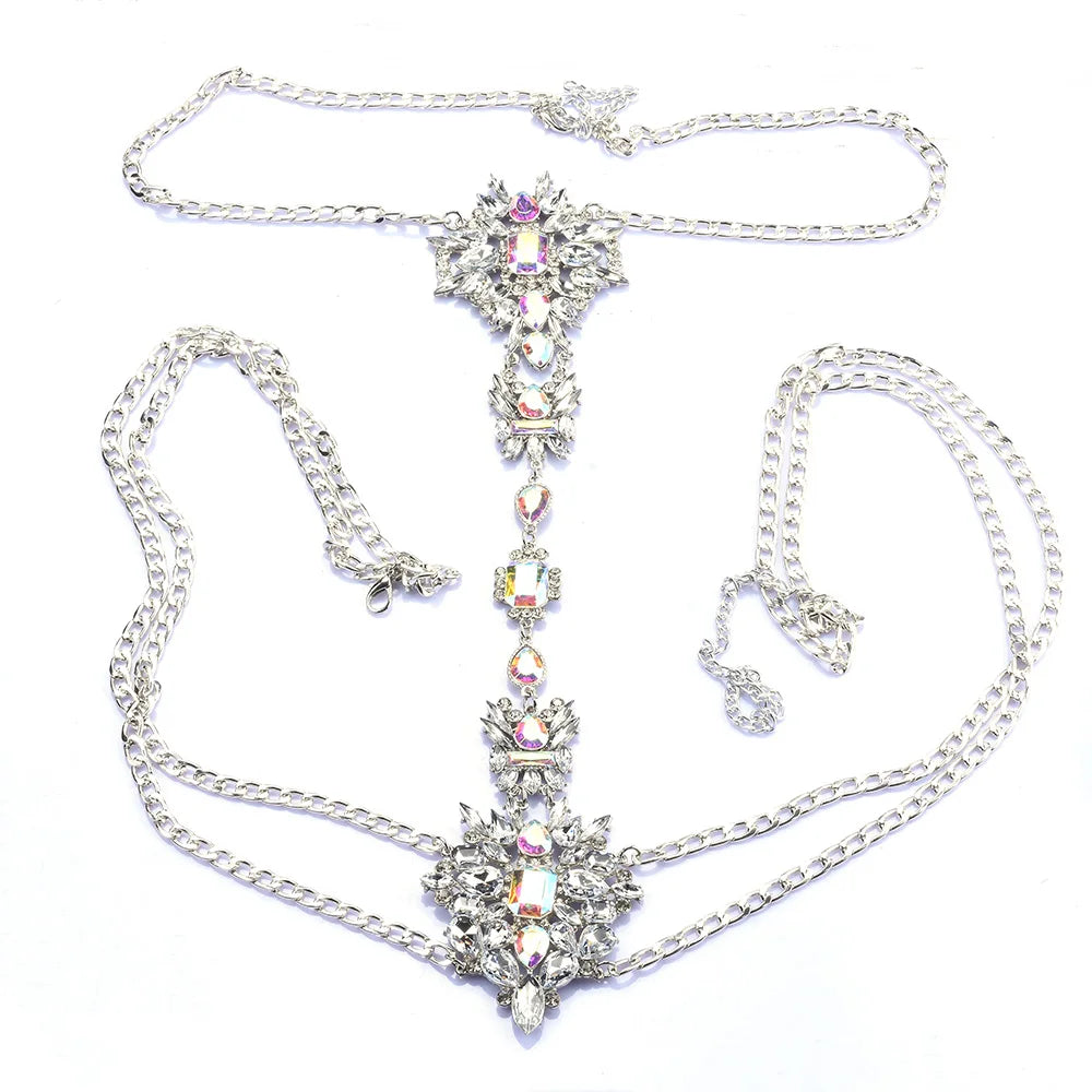 Crystal Rhinestone Body Chain