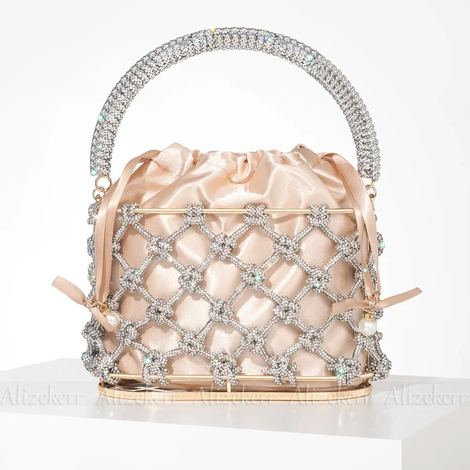 Rhinestone Rope Clutch