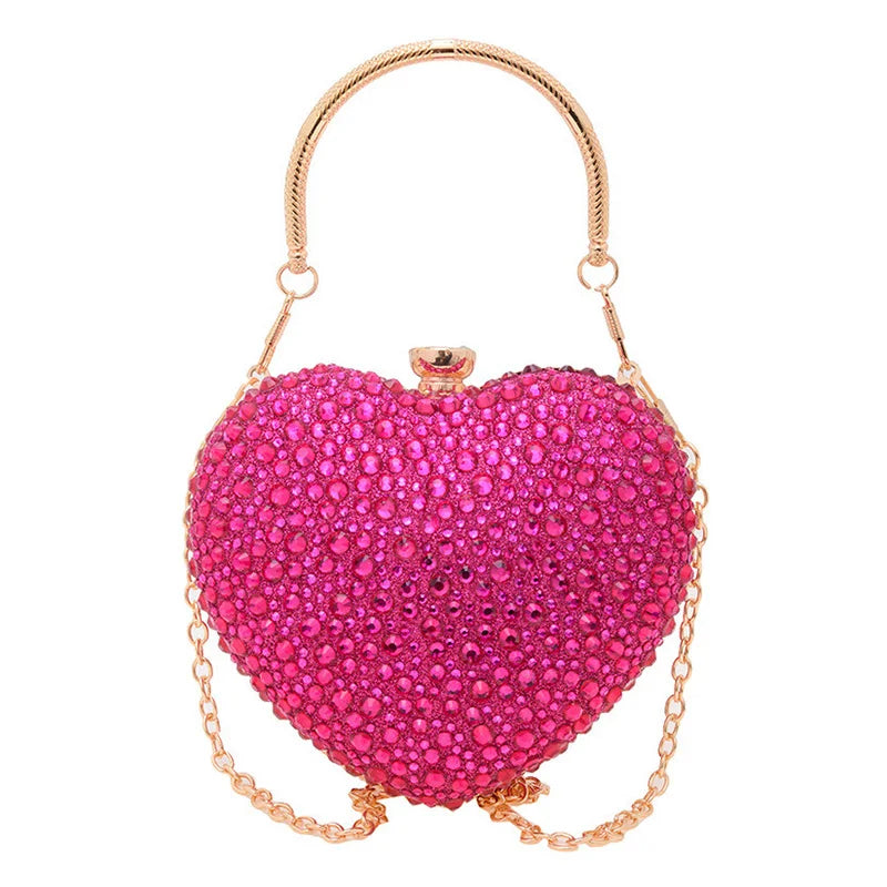 Heart Crystal Clutch