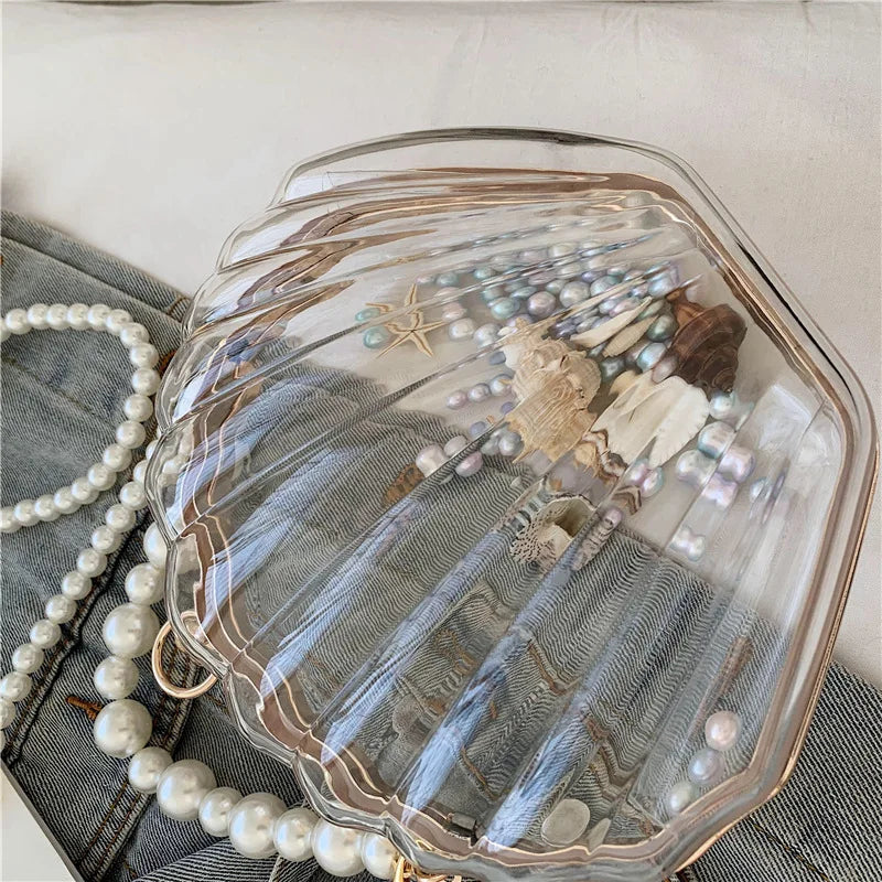 Transparent Seashell Bag