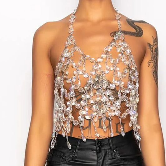 Crystal Chain Halter