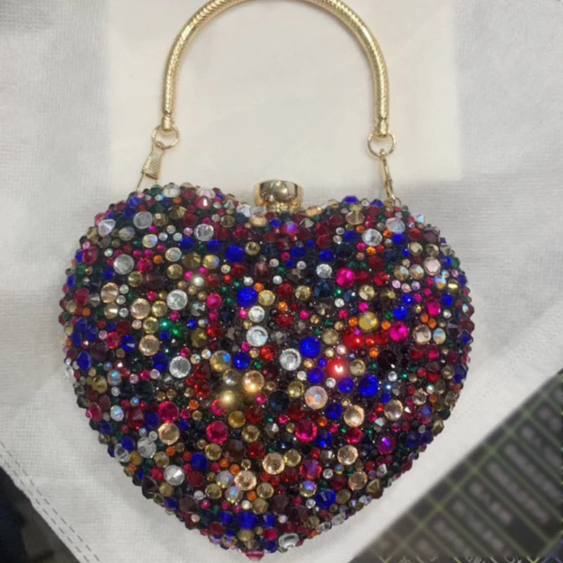 Heart Crystal Clutch