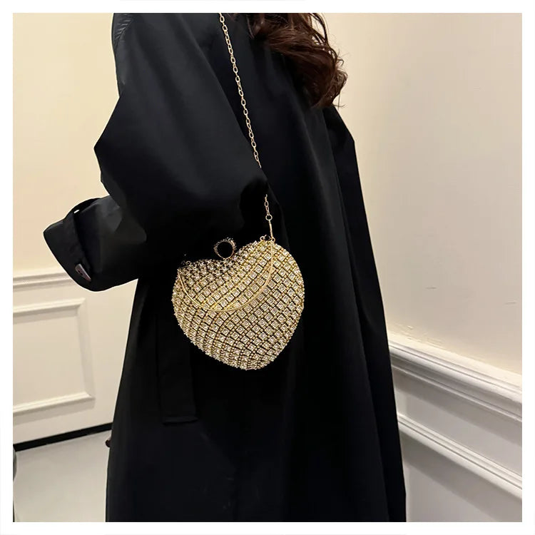 Diamond Heart Purse