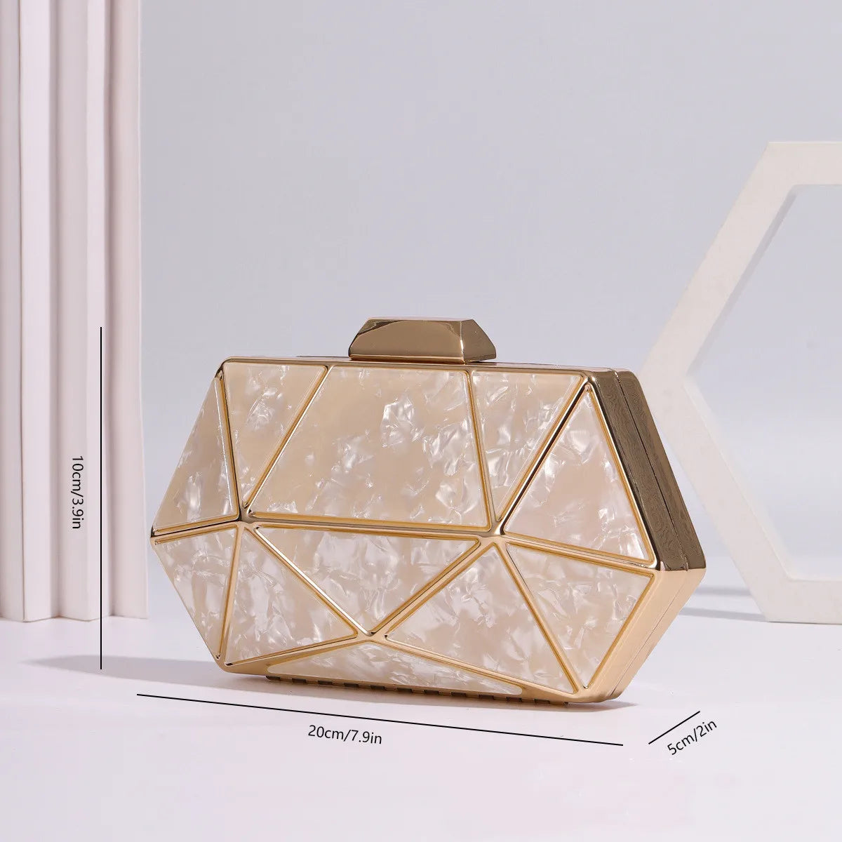 Geometric Irredesent Clutch