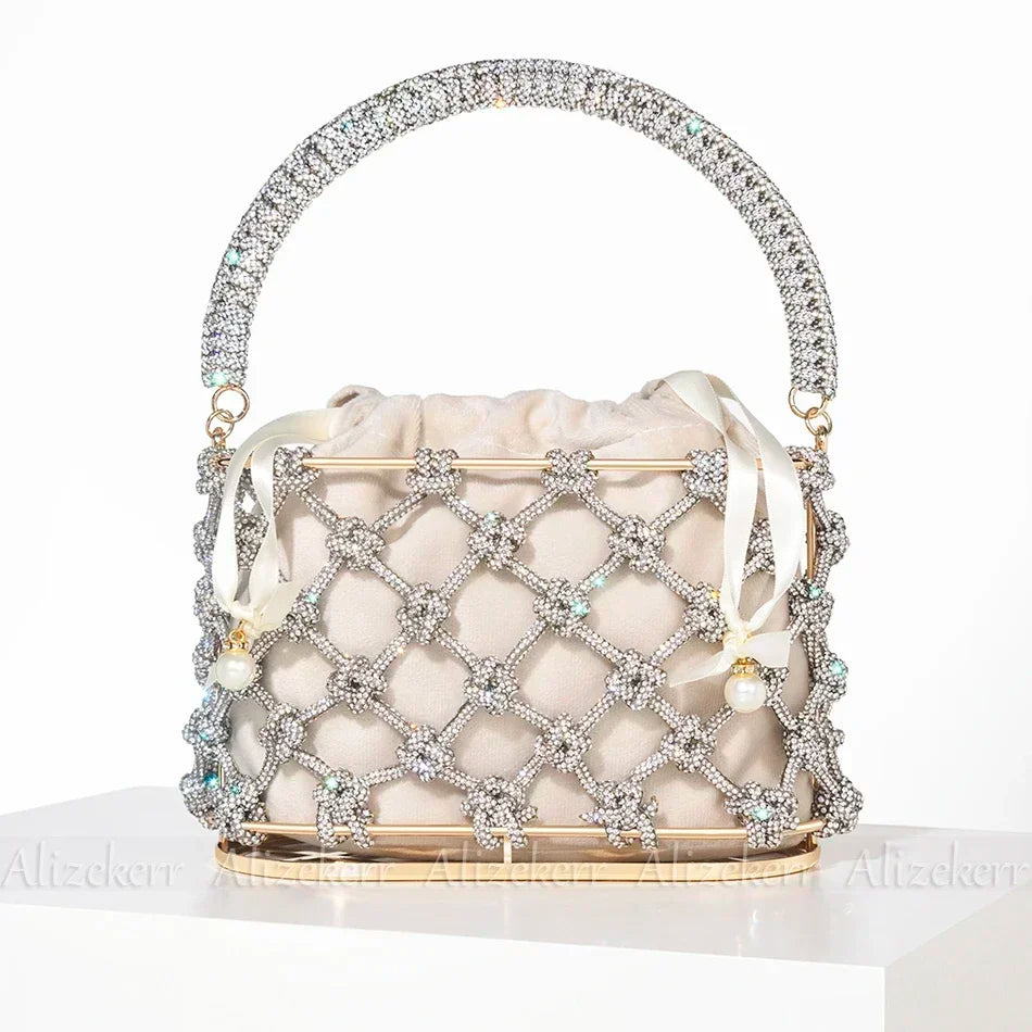 Rhinestone Rope Clutch