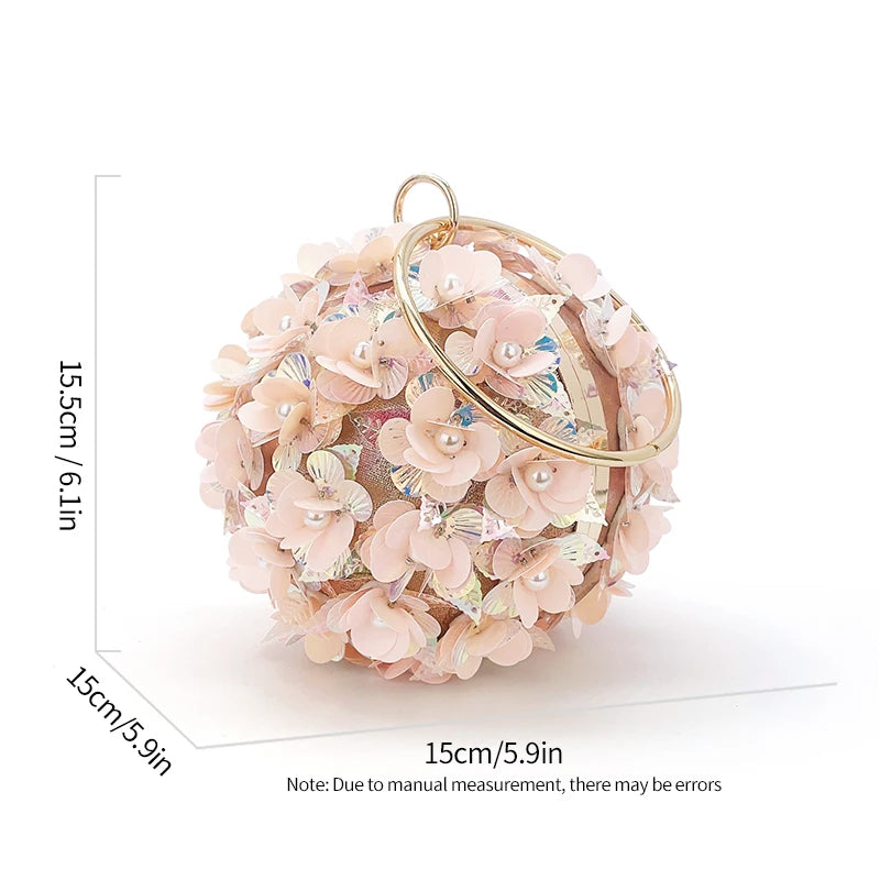 Flower Ball Clutch