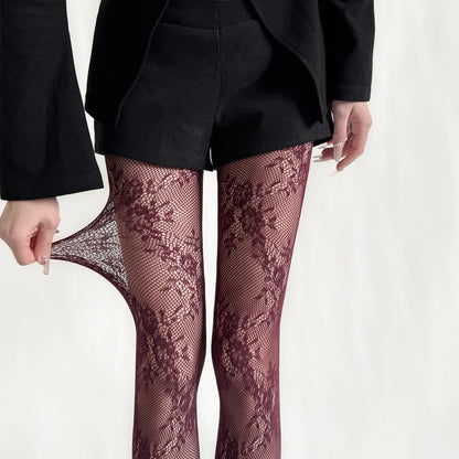 Lace Floral Tights