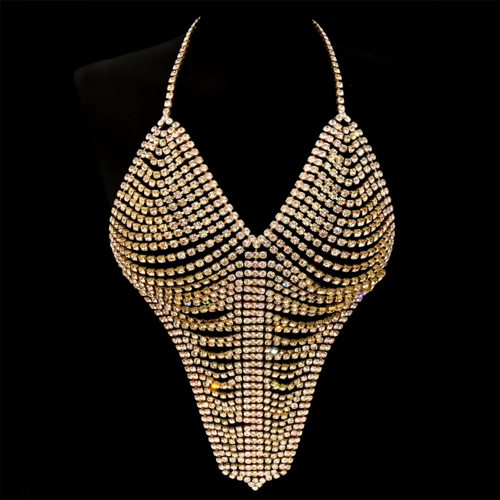 Rhinestone Body Chain