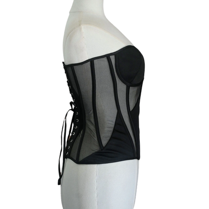 Satin & Mesh Corsets