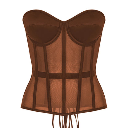 Sheer Mesh Corsets